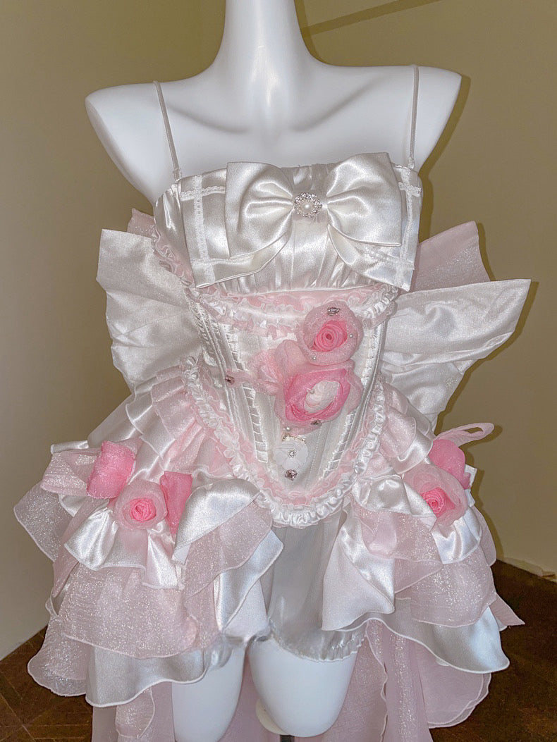 ♡ Dreamlike Grace ♡ - Pink Princess Dress Set