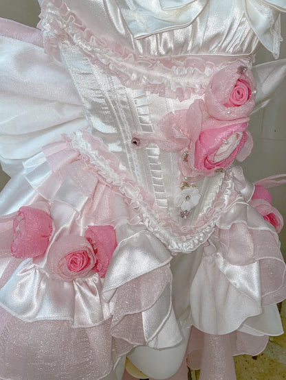 ♡ Dreamlike Grace ♡ - Pink Princess Dress Set