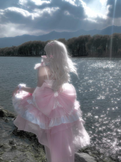 ♡ Dreamlike Grace ♡ - Pink Princess Dress Set