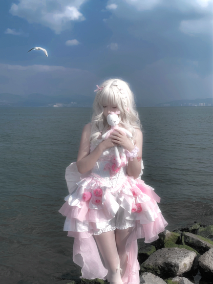 ♡ Dreamlike Grace ♡ - Pink Princess Dress Set