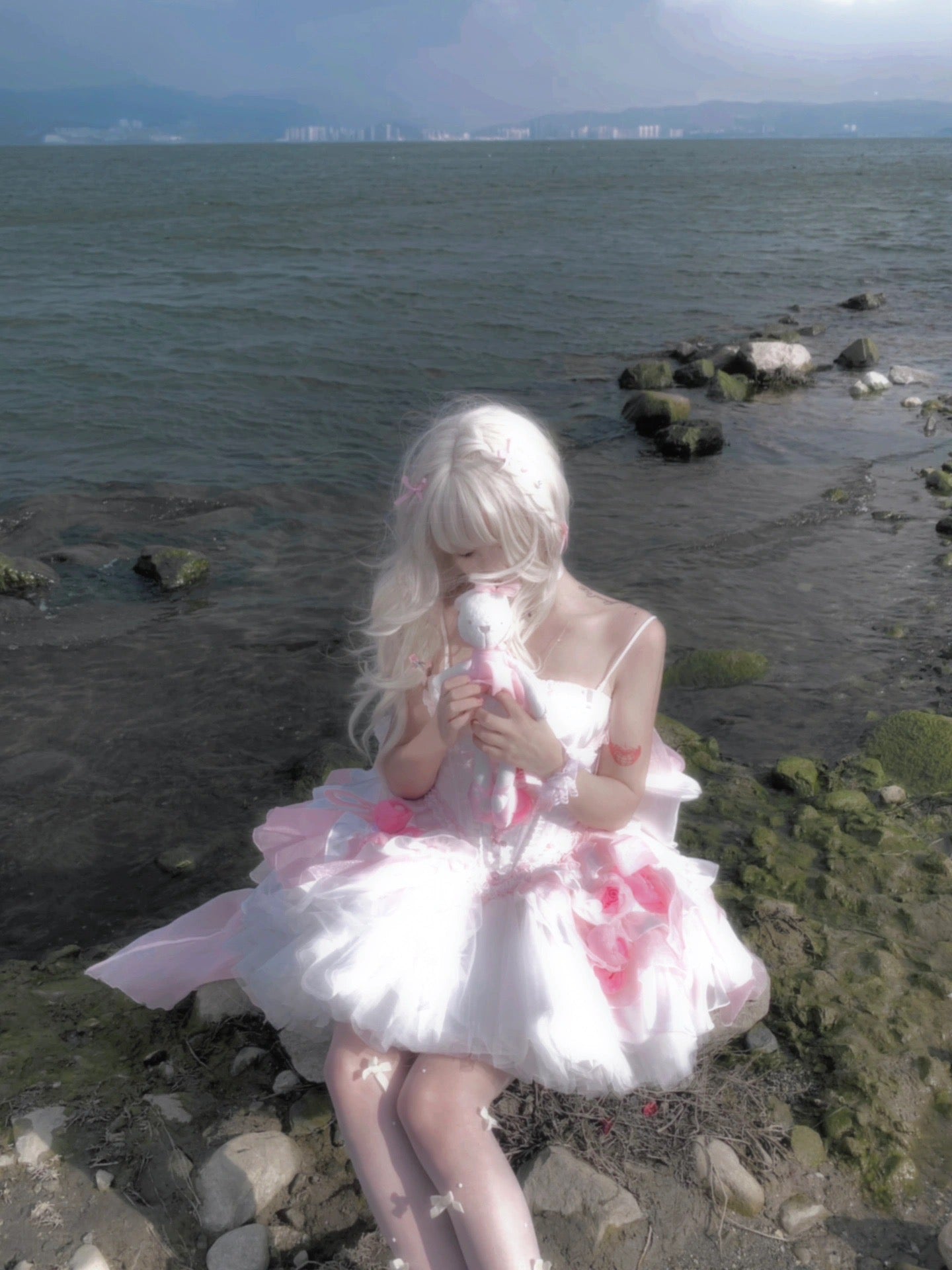 ♡ Dreamlike Grace ♡ - Pink Princess Dress Set