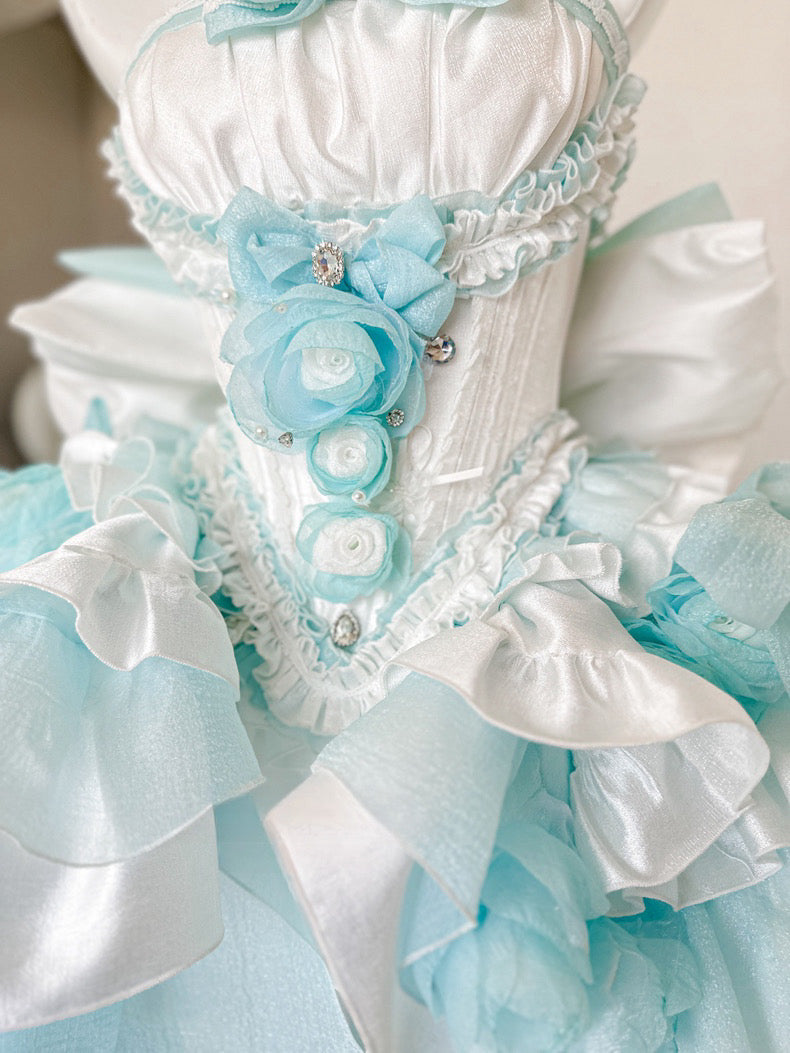 ♡ Dreamlike Grace ♡ - Blue Princess Dress Set