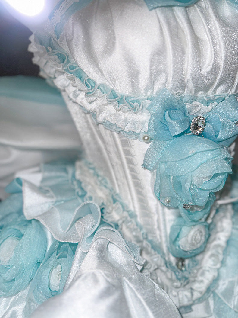 ♡ Dreamlike Grace ♡ - Blue Princess Dress Set