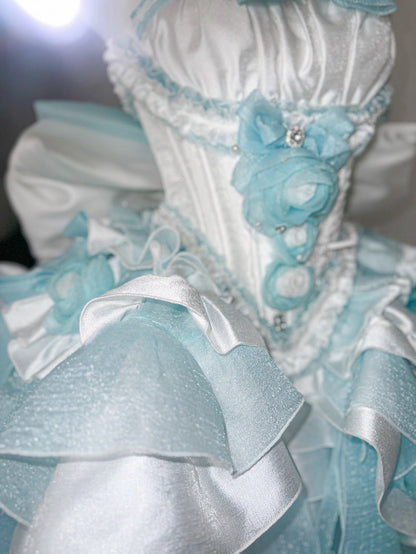 ♡ Dreamlike Grace ♡ - Blue Princess Dress Set