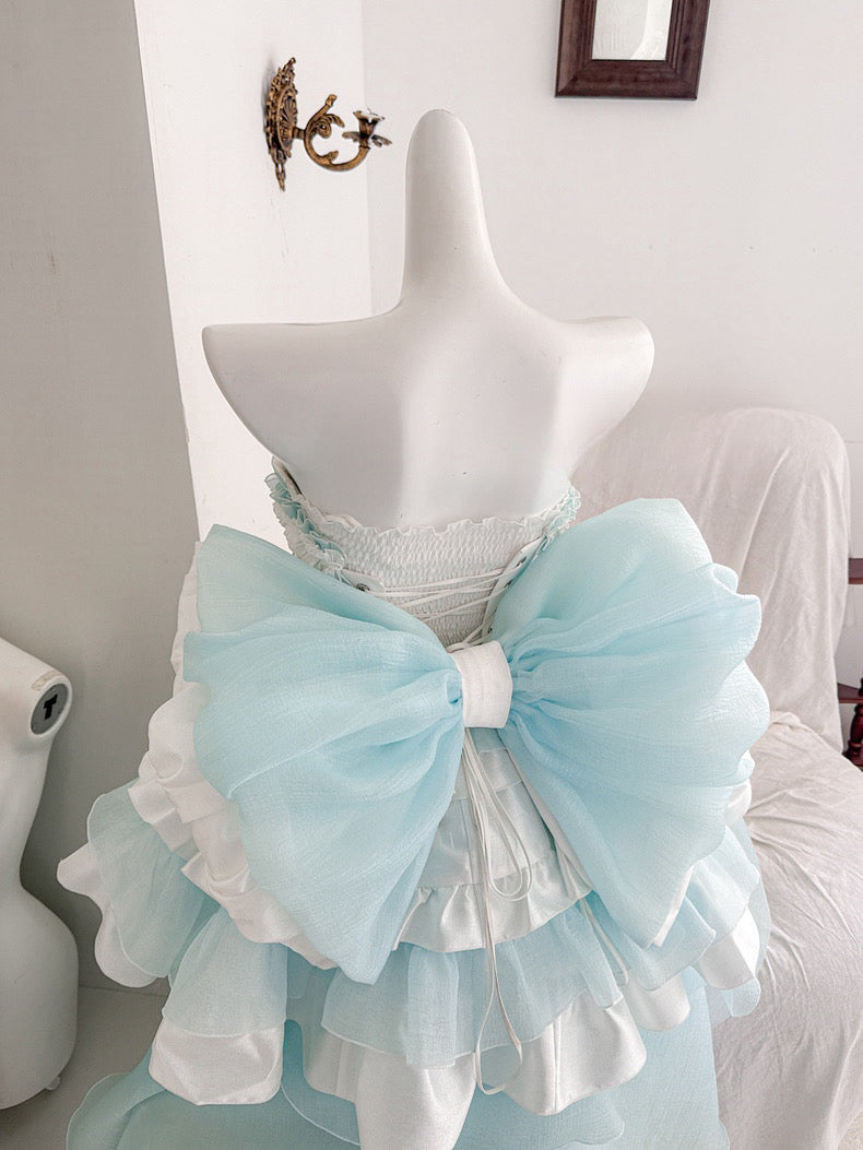 ♡ Dreamlike Grace ♡ - Blue Princess Dress Set