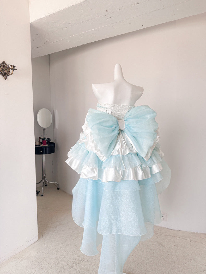 ♡ Dreamlike Grace ♡ - Blue Princess Dress Set