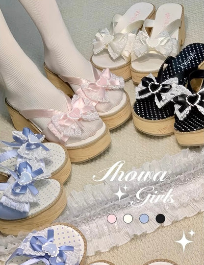 ♡ Showa Girls ♡ - Geta Sandals