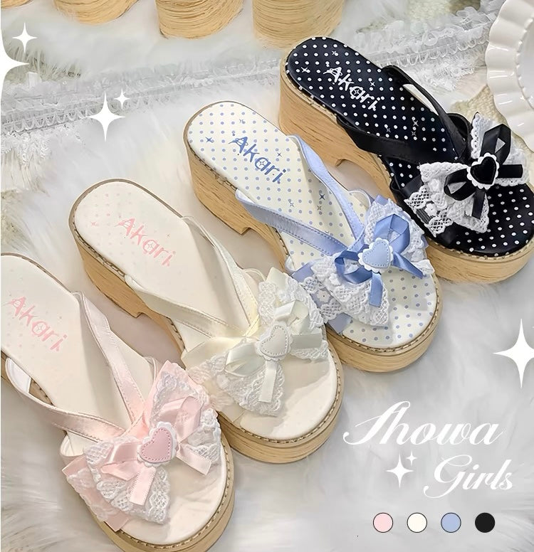 ♡ Showa Girls ♡ - Geta Sandals