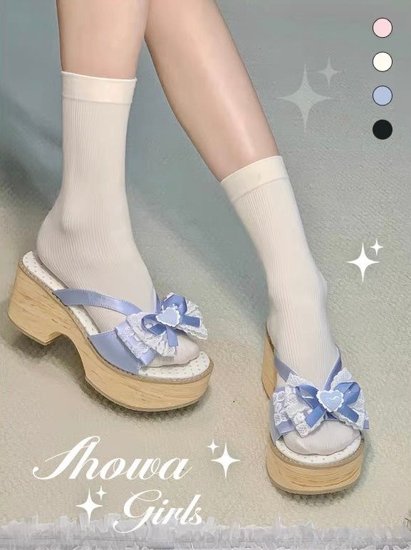 ♡ Showa Girls ♡ - Geta Sandals