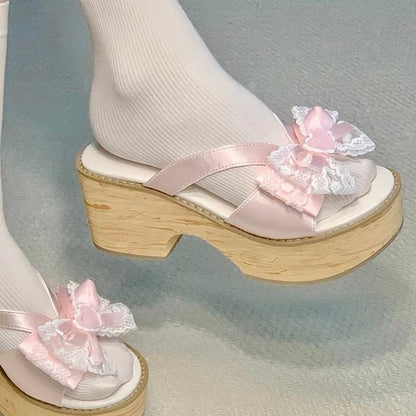 ♡ Showa Girls ♡ - Geta Sandals