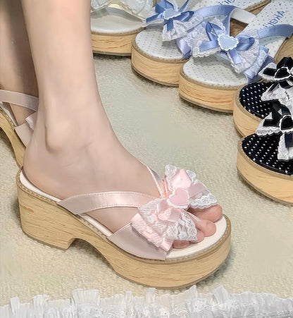 ♡ Showa Girls ♡ - Geta Sandals