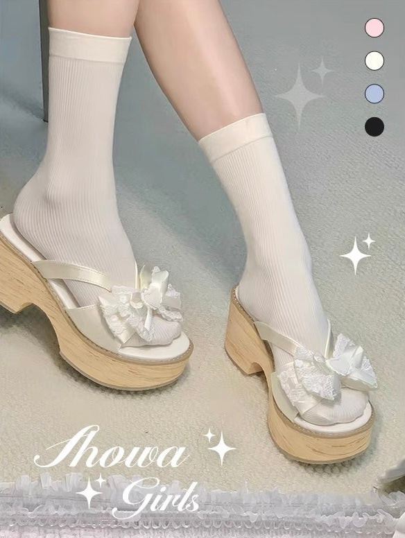 ♡ Showa Girls ♡ - Geta Sandals