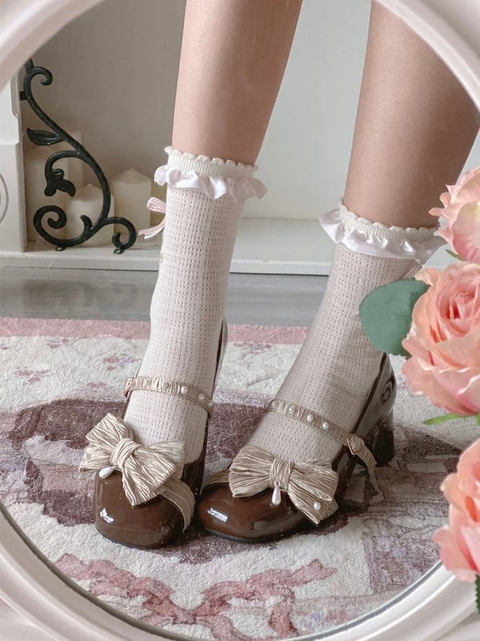 ♡ Butterfly Pastry ♡ - Mid-Heel Shoes