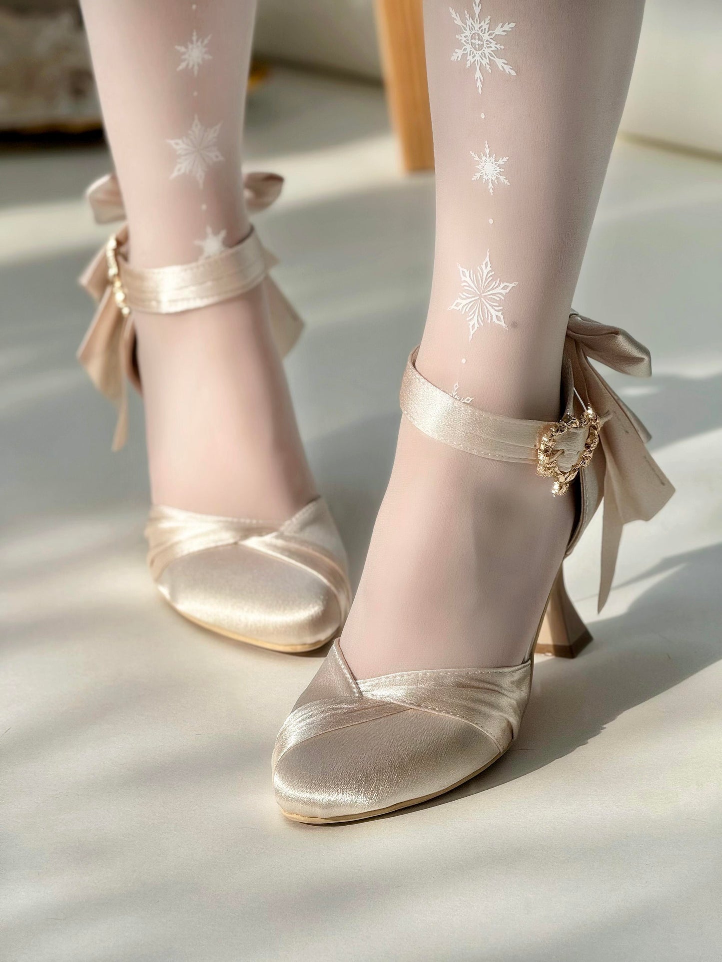 ♡ Crown ♡ - Satin Wedding Heels