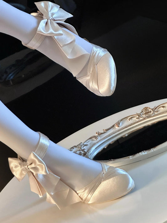 ♡ Crown ♡ - Satin Wedding Heels