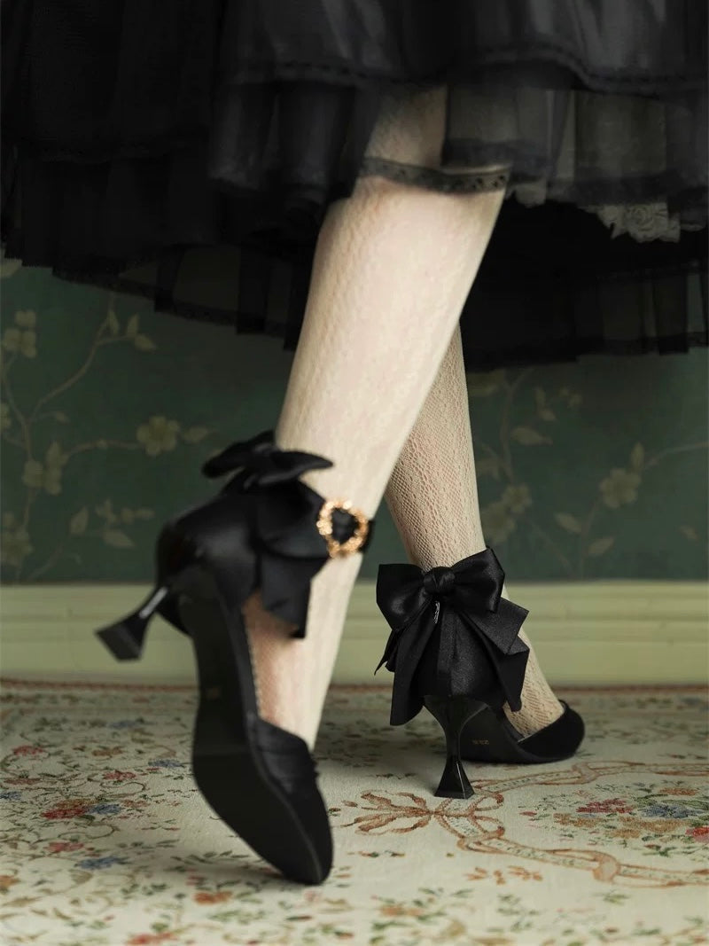 ♡ Crown ♡ - Satin Wedding Heels