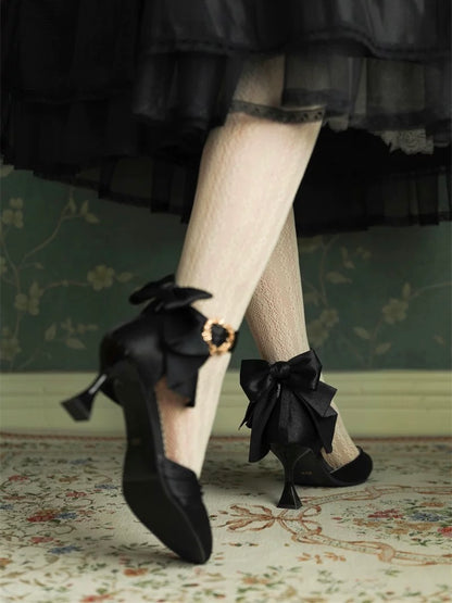 ♡ Crown ♡ - Satin Wedding Heels