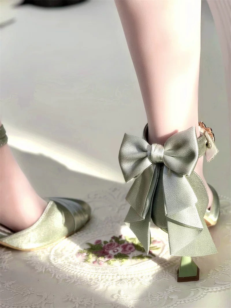 ♡ Crown ♡ - Satin Wedding Heels