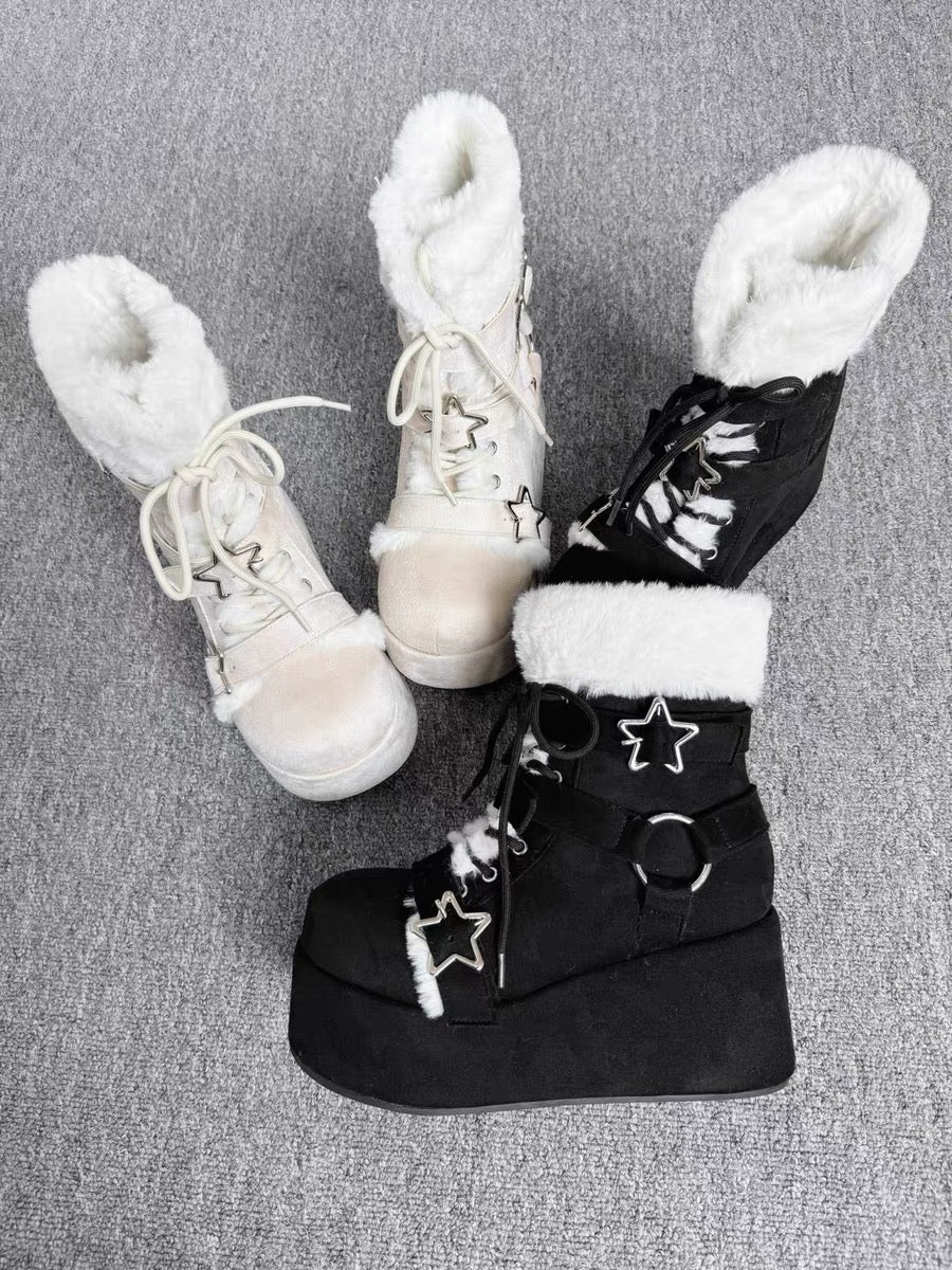 ♡ Star Whisper ♡ - Fleece Boots