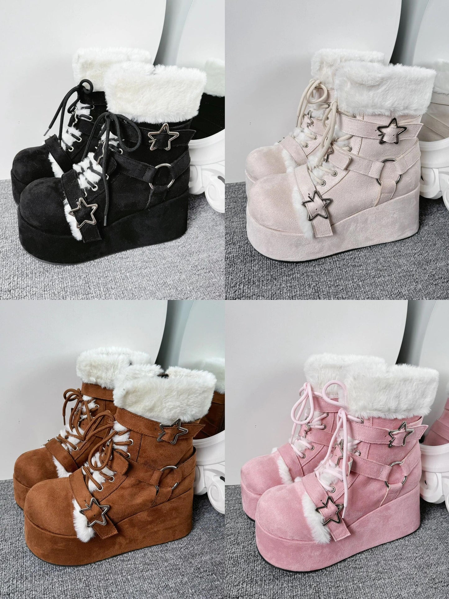 ♡ Star Whisper ♡ - Fleece Boots