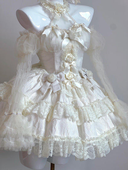 Romantic Lace Butterfly Fairy Rococo Dress