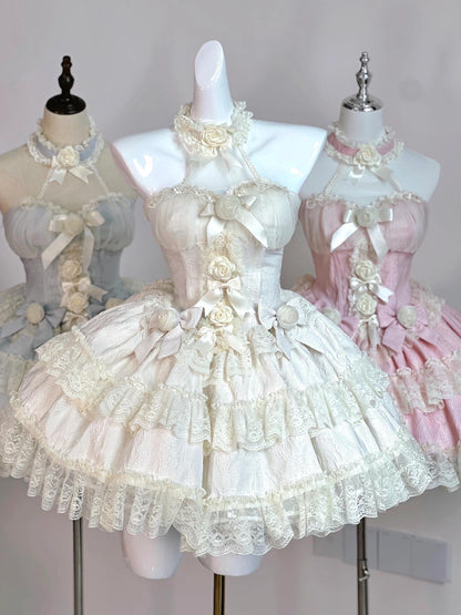 Romantic Lace Butterfly Fairy Rococo Dress