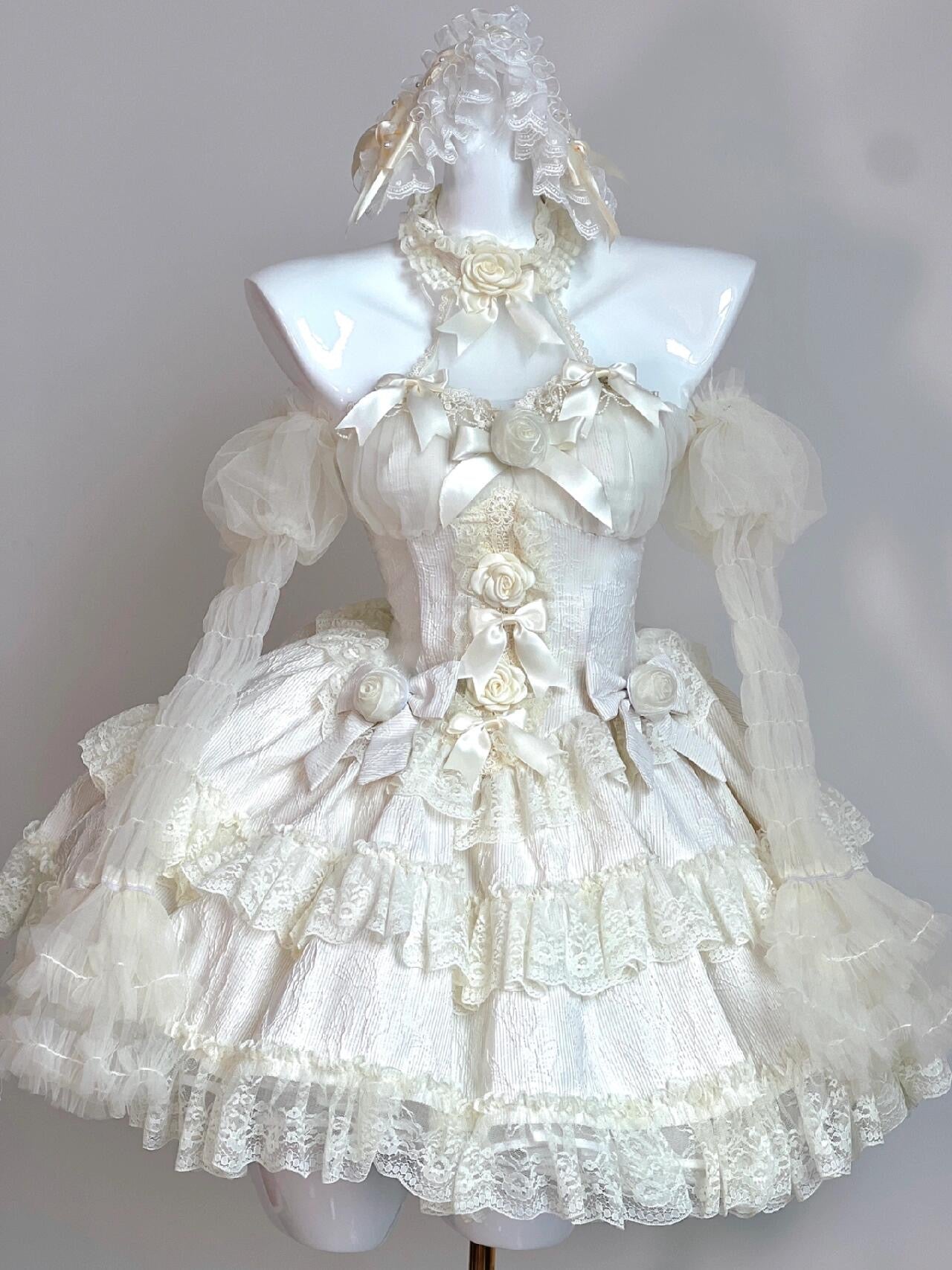 Romantic Lace Butterfly Fairy Rococo Dress