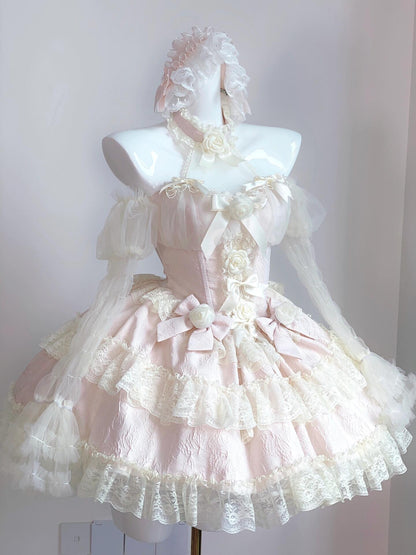 Romantic Lace Butterfly Fairy Rococo Dress