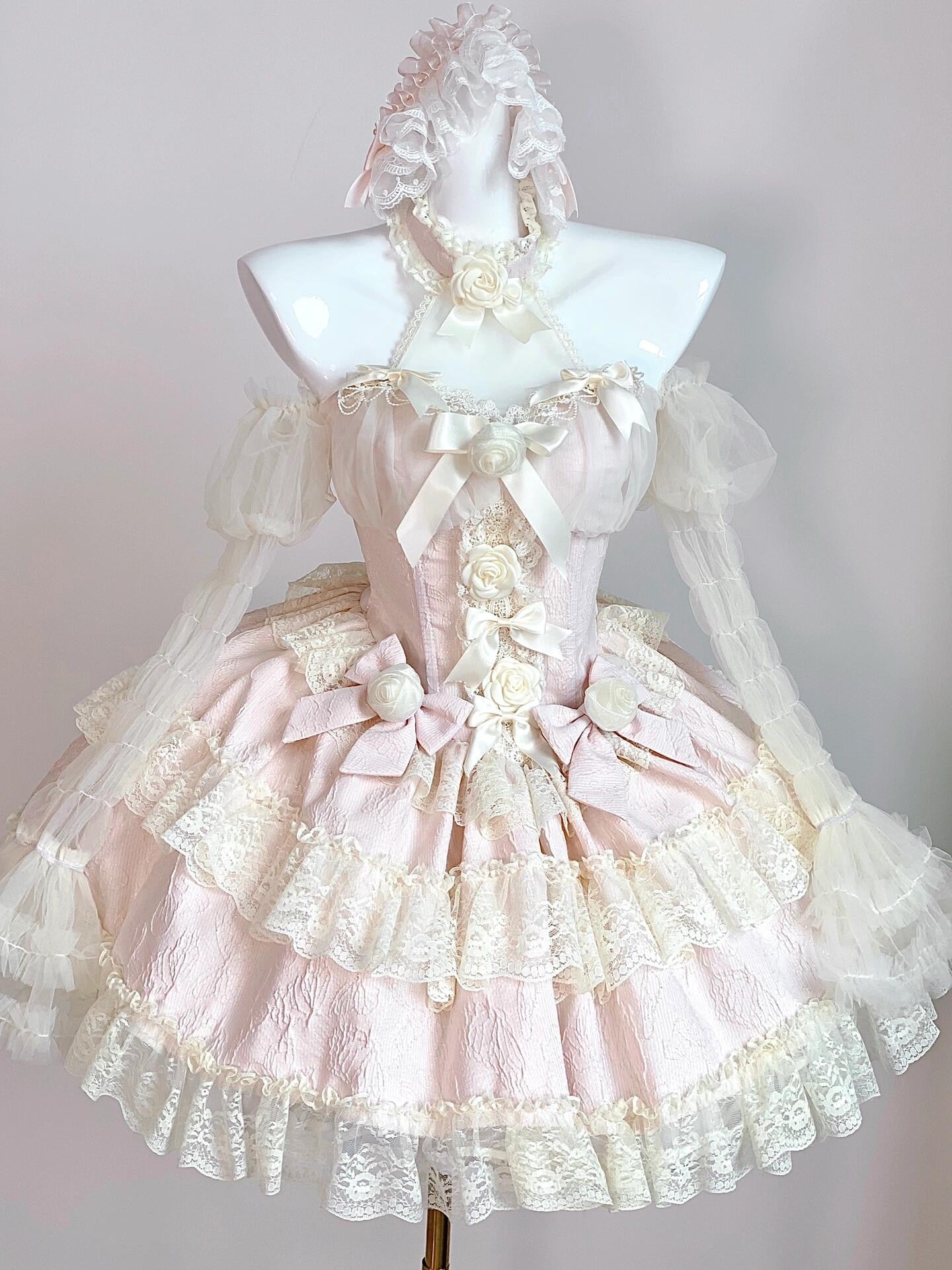 Romantic Lace Butterfly Fairy Rococo Dress