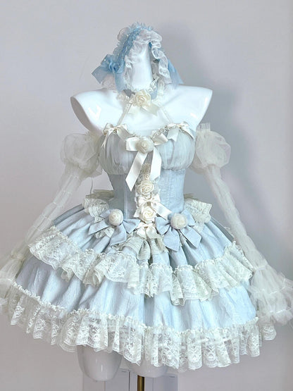 Romantic Lace Butterfly Fairy Rococo Dress