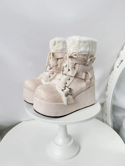 ♡ Star Whisper ♡ - Fleece Boots