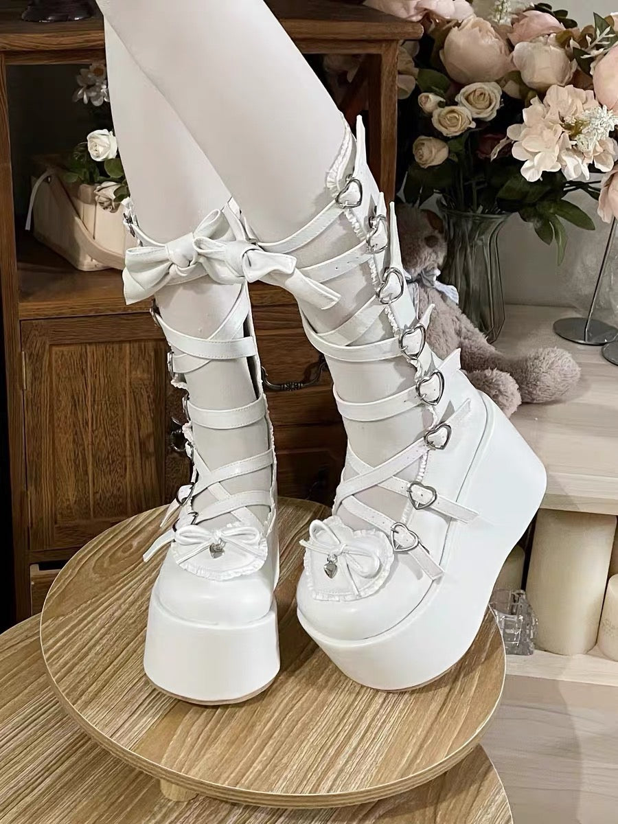 ♡ Lost Party ♡ - Dolly Platform Shoes