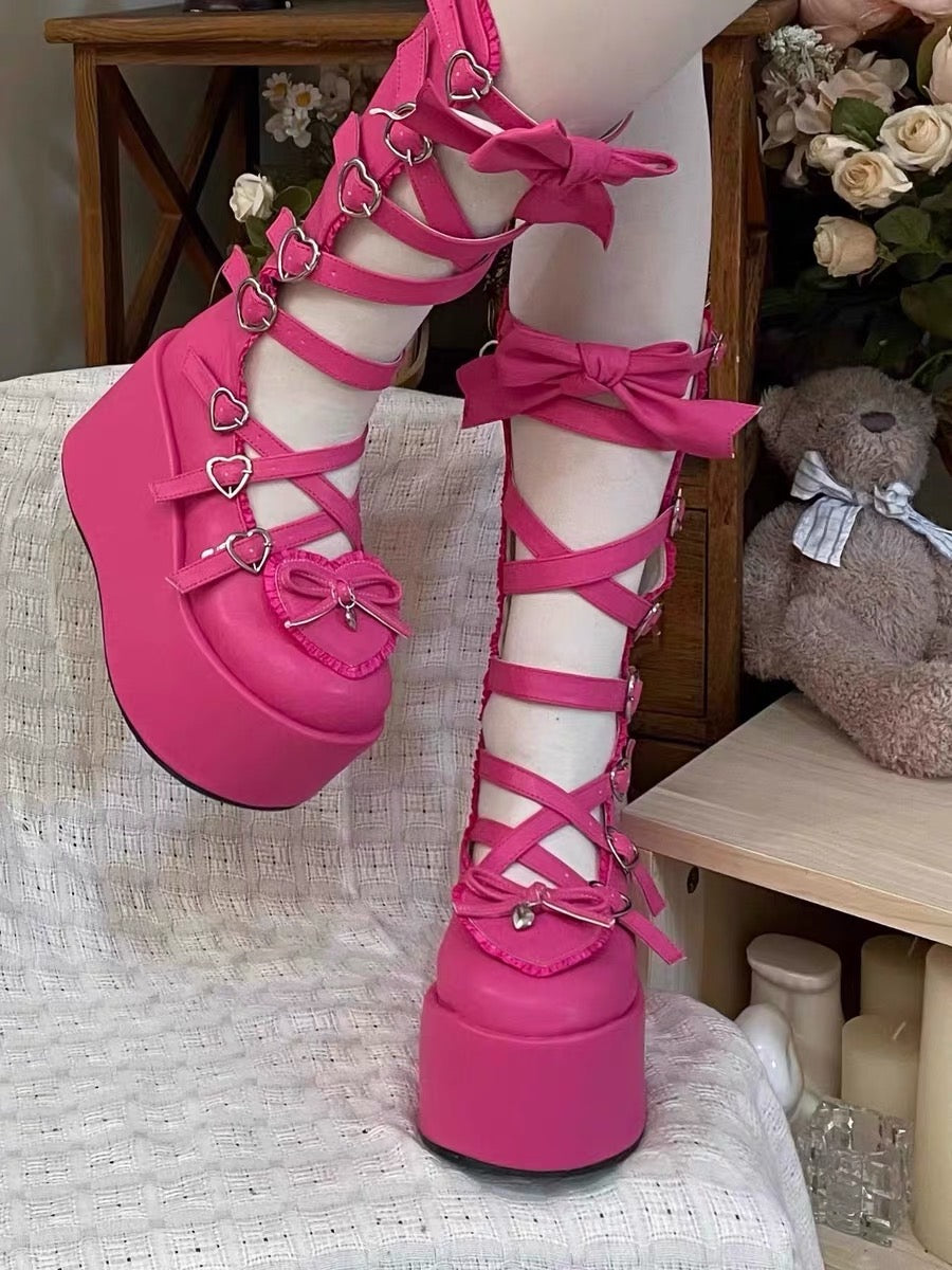 ♡ Lost Party ♡ - Dolly Platform Shoes