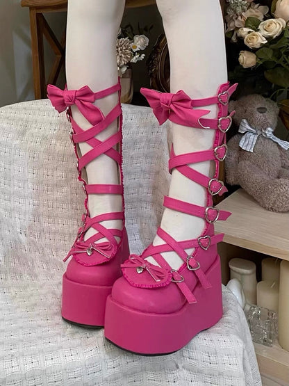 ♡ Lost Party ♡ - Dolly Platform Shoes