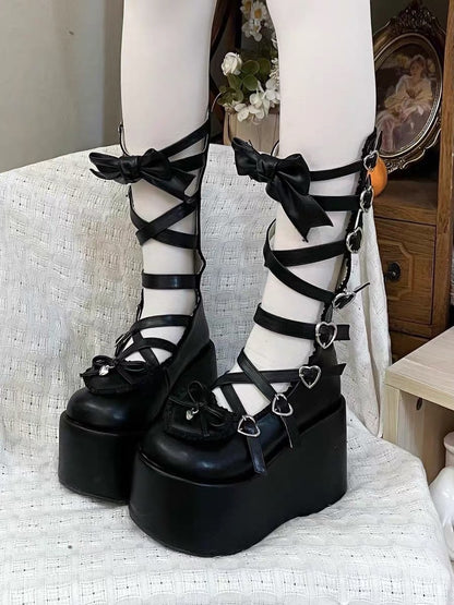 ♡ Lost Party ♡ - Dolly Platform Shoes