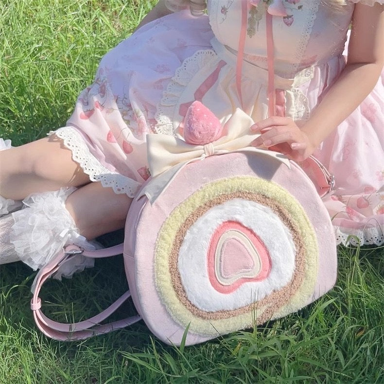 ♡ Strawberry Roll Bag ♡