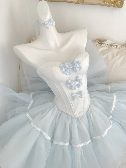 ♡ Baby Princess ♡ - Blue Dress Set