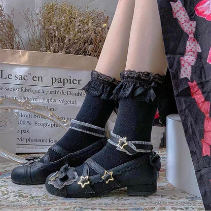 ♡ Lace Trim Ankle Socks ♡
