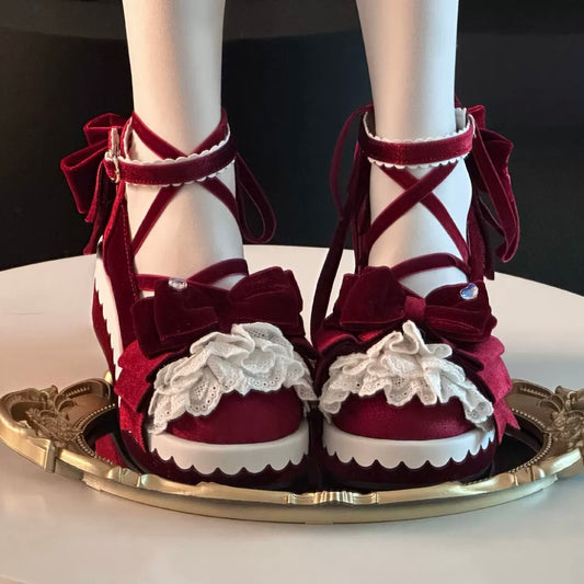 ♡ Stack Cake ♡ - Velvet Platforms