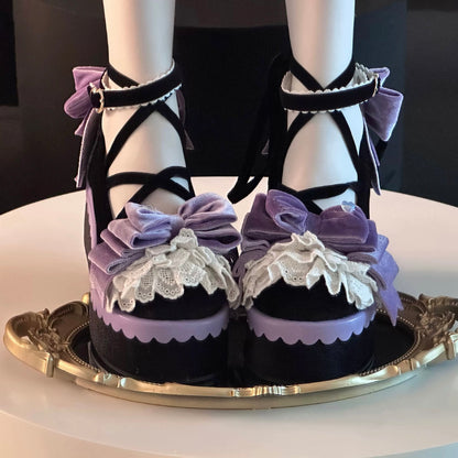 ♡ Stack Cake ♡ - Velvet Platforms