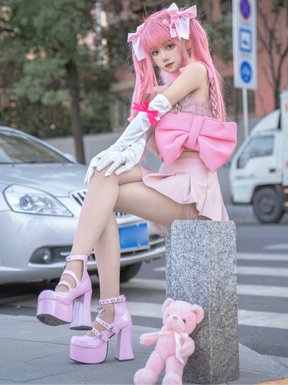 ♡ Сломанный ангел ♡ - Барби на каблуках на платформе