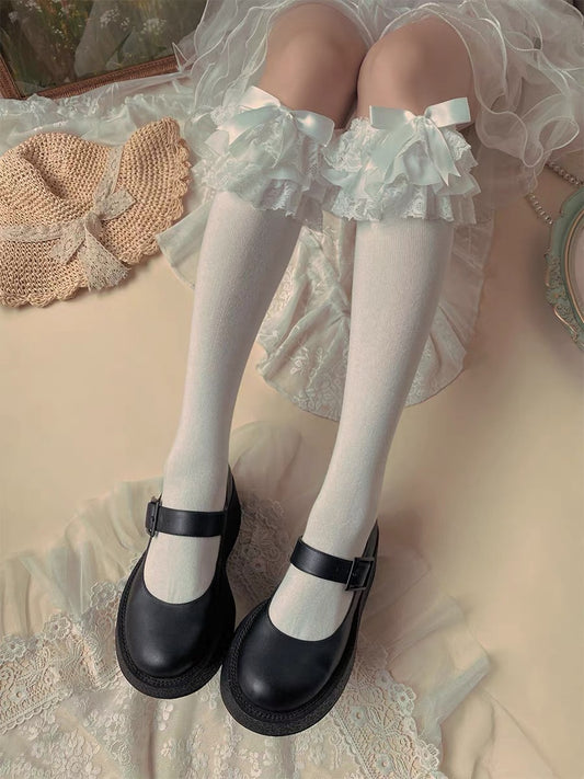 ♡ Lolita Layered Lace Socks ♡