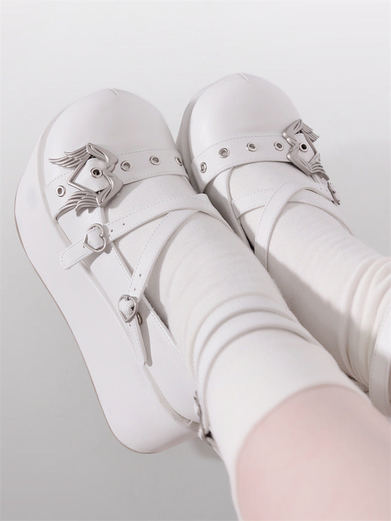 ♡ Little Demon ♡ - Dolly Platform Shoes