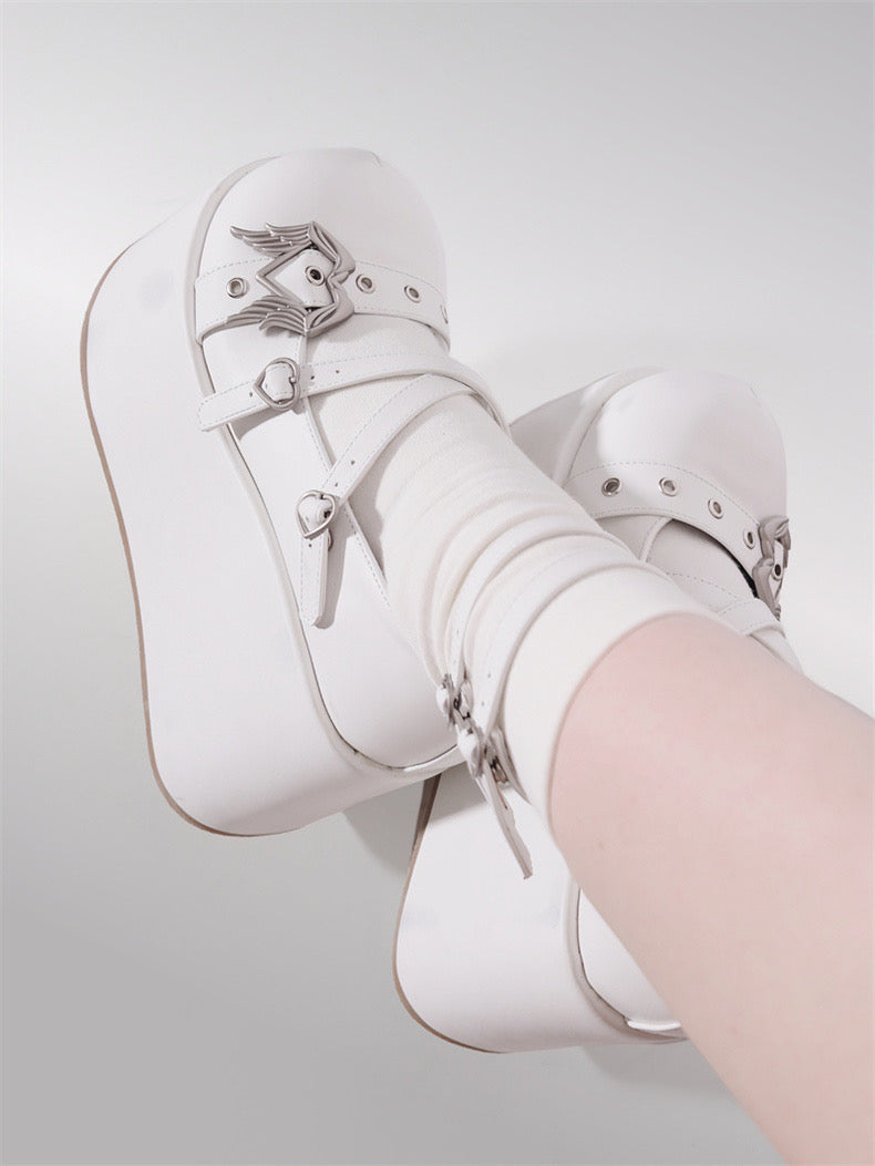 ♡ Little Demon ♡ - Dolly Platform Shoes