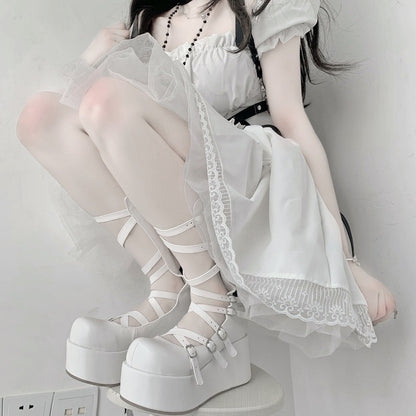 ♡ Кукла-гот ♡ - Туфли Долли на платформе