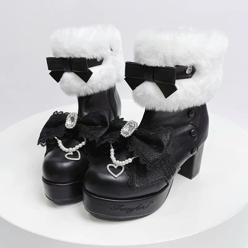 ♡ Snow Sakura ♡ - Ankle Boots