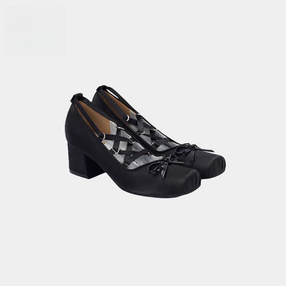 ♡ Minuet ♡ - Low Heel Balletcore Pumps (Up to Size 10.5)