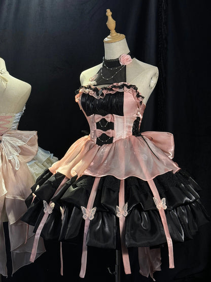 ♡ The Promise of Love ♡ - Black&Pink Dolly Dress Set