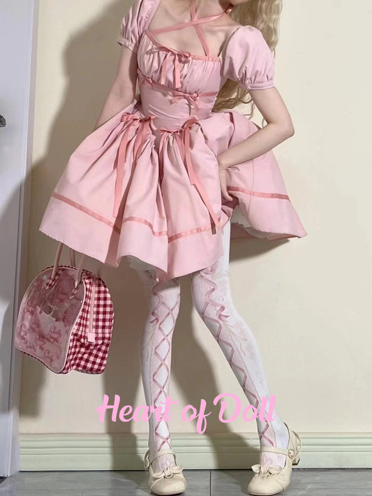 ♡ Pink Ribbon ♡ - Dolly Dress