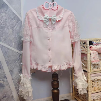 ♡ Sweet Wishes ♡ - Long Sleeve Dolly Shirt